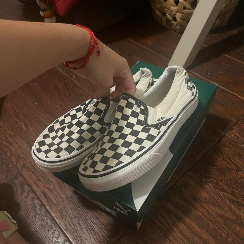 Vans Checkerboard Slip-On Sneakers